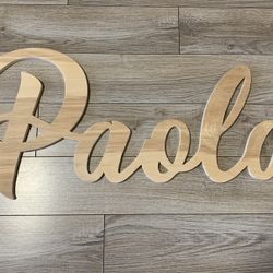 Wooden Name Signs 