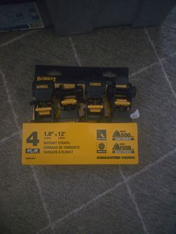 4 PC ratchet straps