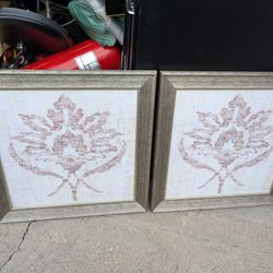 2 Framed Pictures From Paragon Gallery Over 29x29 Both For $185