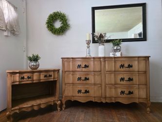 French Dresser & Nightstand