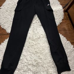 Champion Cargo black Large Joggers Mens  In very good condition