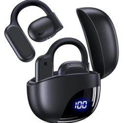 Open Ear Earbuds Bluetooth Headphones 80Hrs Playtime Wireless Earbuds 