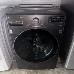 Gray LG Front Load Washer