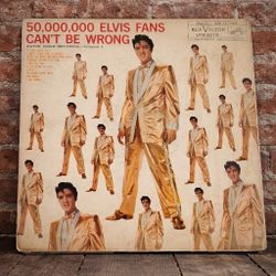 Vintage “50,000,000 Elvis Fans Can’t Be Wrong” Elvis Gold Records Volume 2 LP