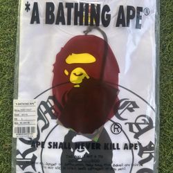 White Chrome Hearts Bape T Shirt Large