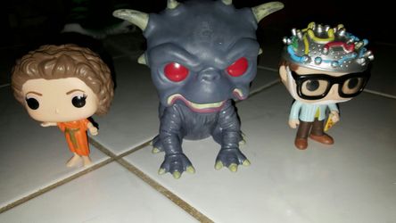 Old school Funko Pop Ghostbusters figures