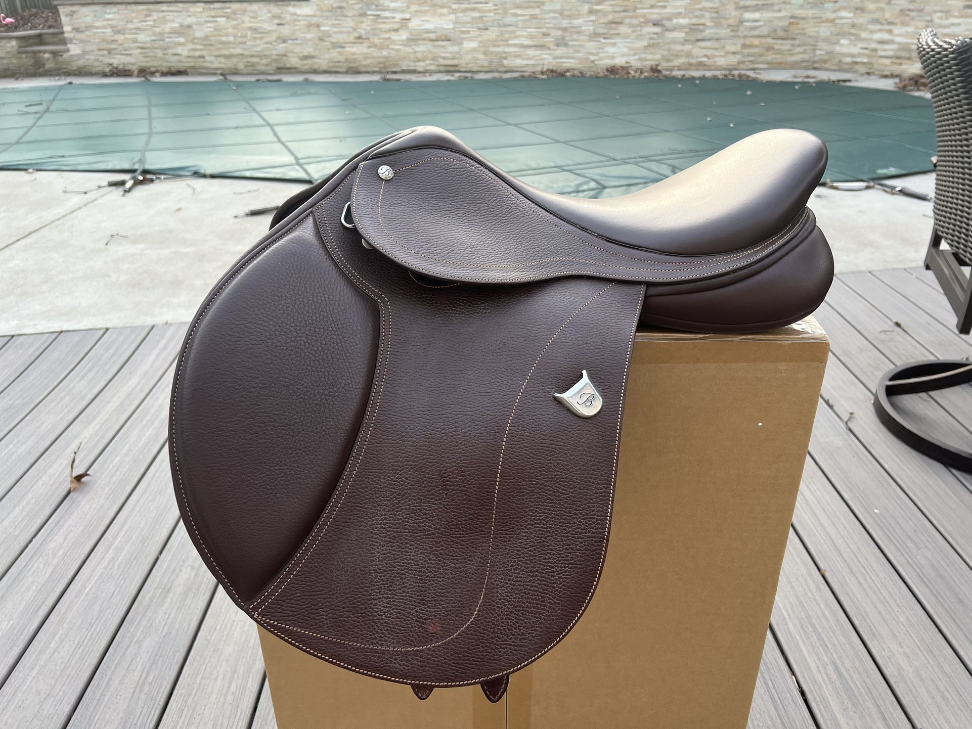 Bates English Jumping Saddle
