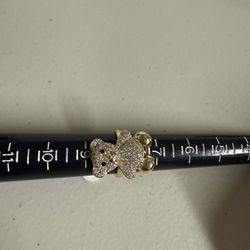 Gold  Filled Teddy Bear Ring Size 8 