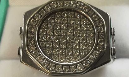 White Gold 14k (.585) 7.7 grams Size 10