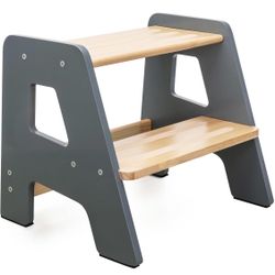 OCODILE 2-Step Wooden Step Stool for Toddlers | Kids X(86)