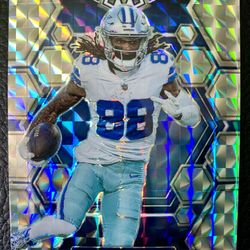 Ceedee Lamb 2023 Panini Mosaic Football #57 SILVER MOSAIC PRIZM! 