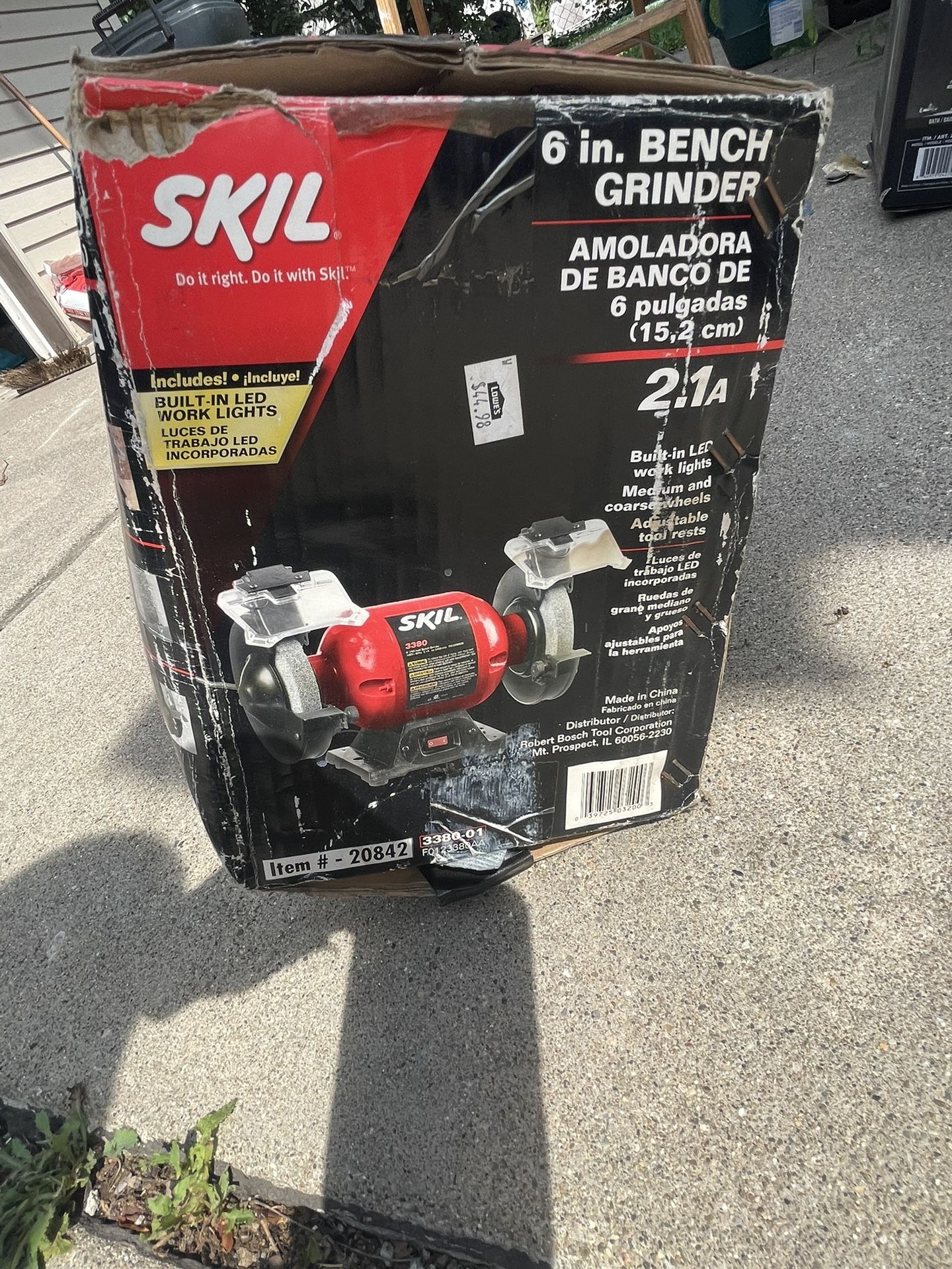6 in SKIL Bench Grinder