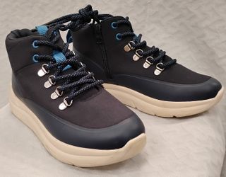 Art Class Kids Crew Side Zip Hiker Sneakers Boots Navy Blue Size 5