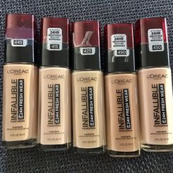 New L’Oréal Infallible Fresh Wear Foundations 