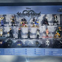 New In Box 20 Pack - Disney Kingdom Hearts Nano Metalfigs Diecast Figure Collector Figurine Set