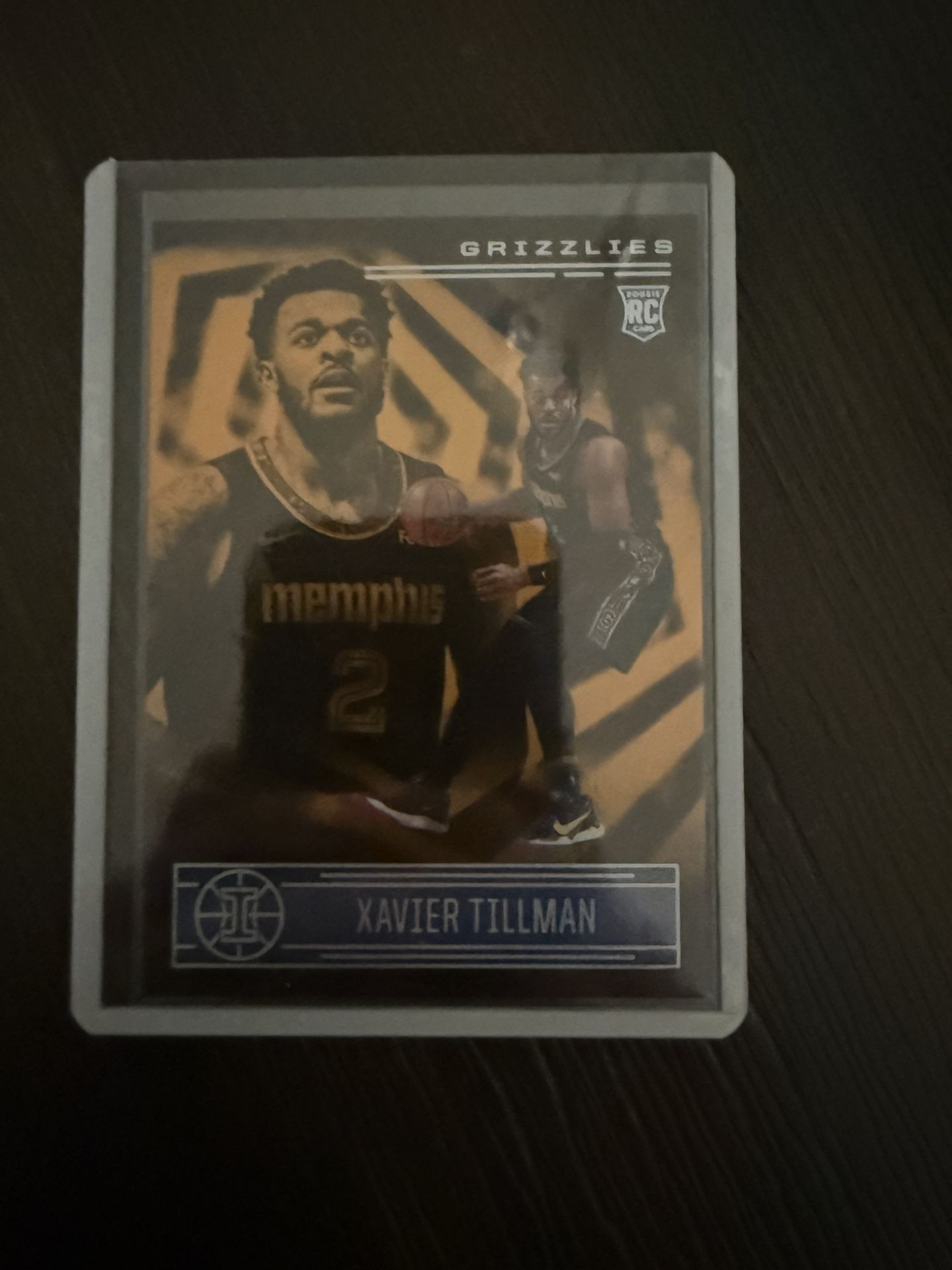 XAVIER TILLMAN GRIZZLIES 2020-21 PANINI ILLUSIONS TROPHY ORANGE ROOKIE RC 194!