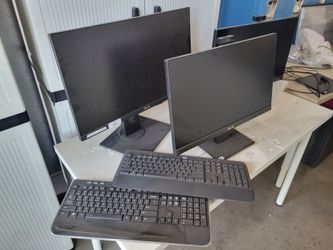 Working monitors & keyboards