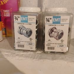 EMT 3/4 Compression Connectors 