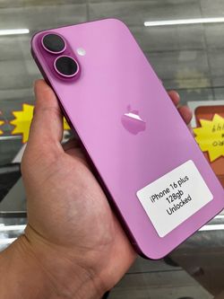 Pink iPhone 16 plus cheap cash or $50 down