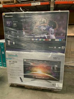 HISENSE 55 4K SMART ROKU UHD TVS