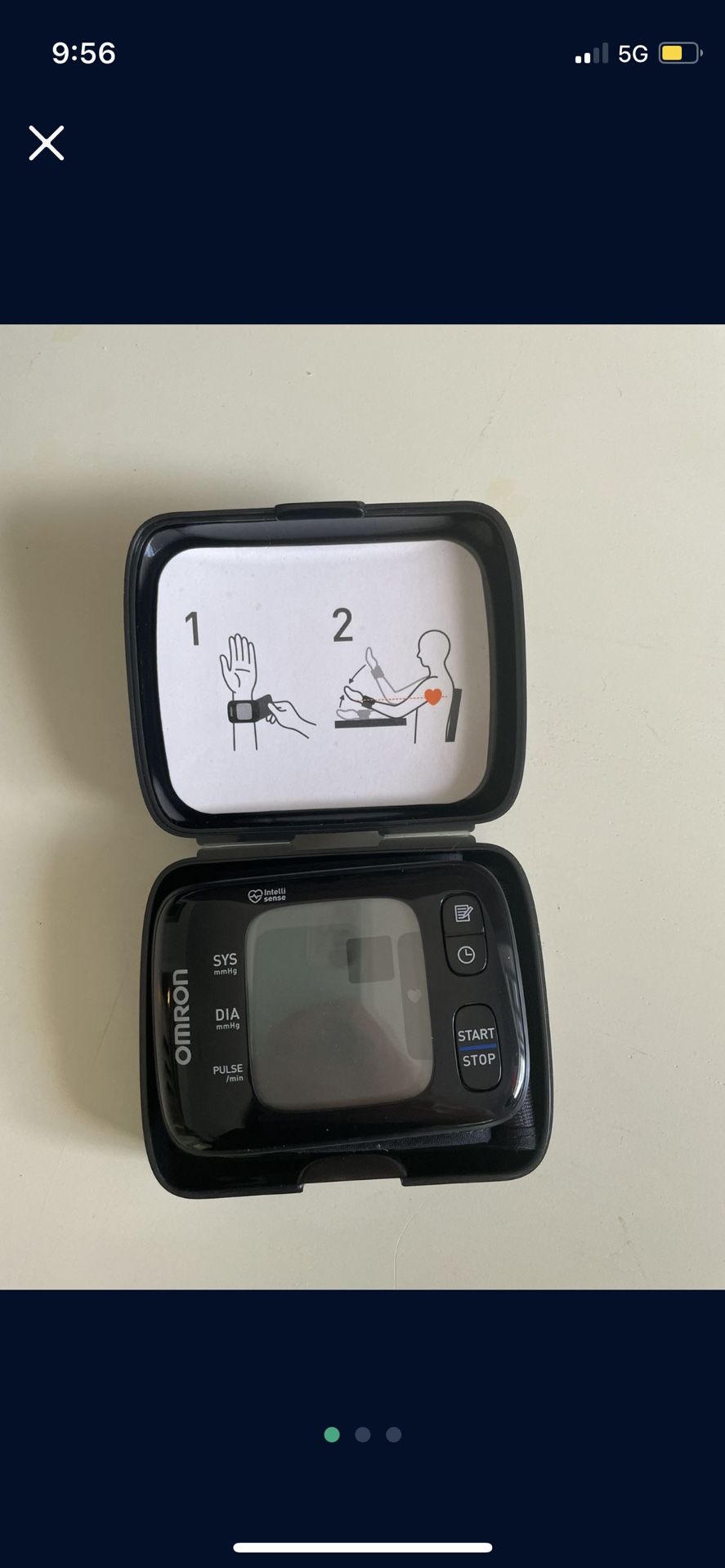 Omron 7 Series Wireless Wrist Blood Pressure Machine