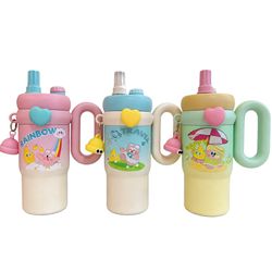 Multi-Color Cartoon Insulated Cup with Handle