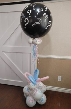Gender Reveal Balloon Arrangement