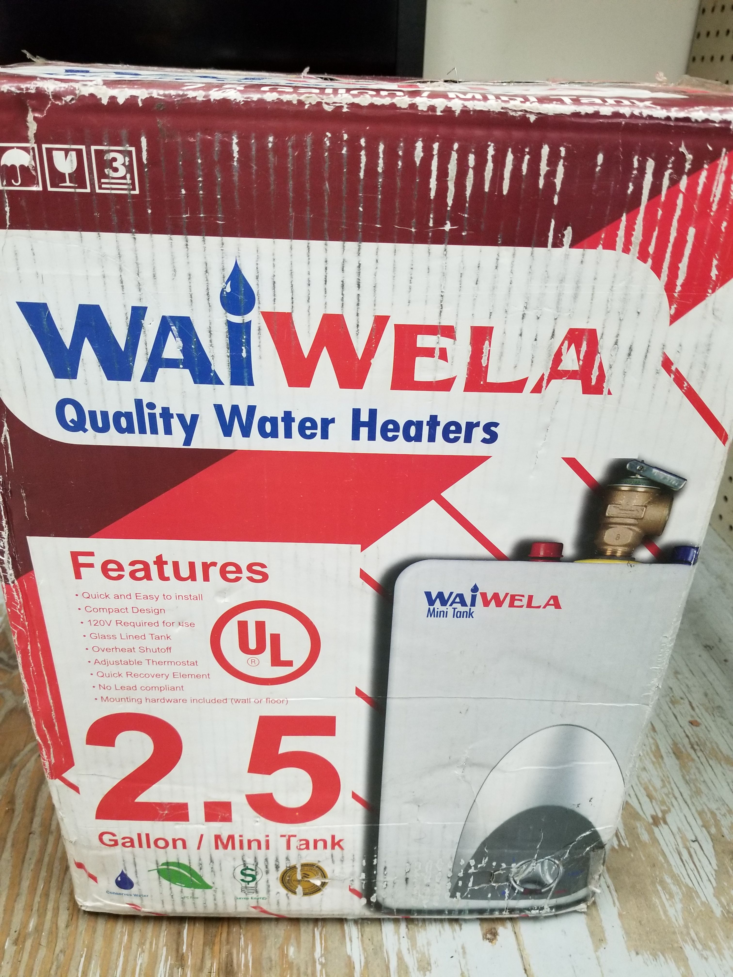 *BRAND NEW* WaiWela WM-2.5 Mini Tank Water Heater