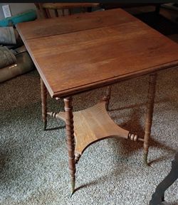 Oak side table