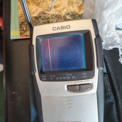 Casio Mini TV an Radio