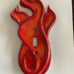 Flame Light Switch Cover 