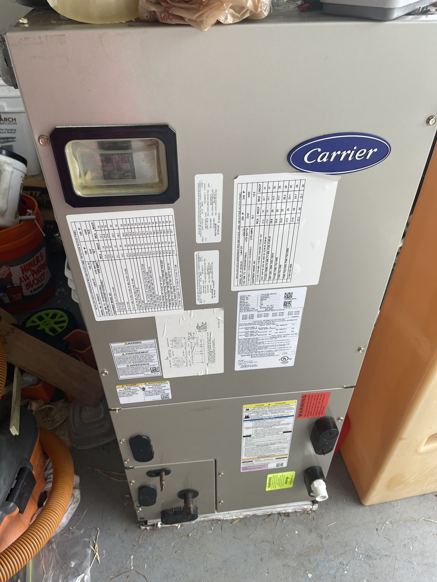 Carrier 1.5tn Ac Compressor And Air Handler 