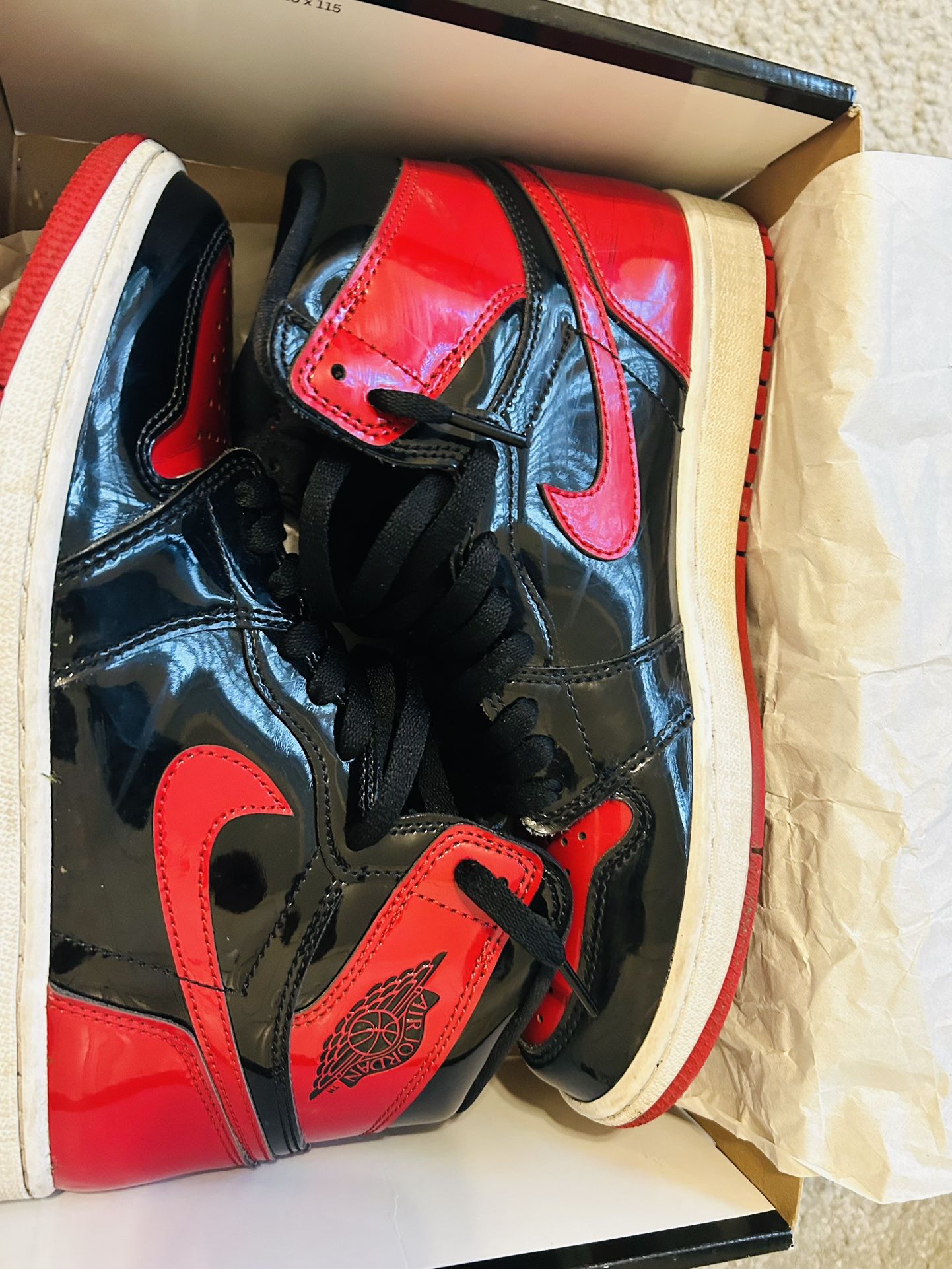 Jordan 1 patent bred