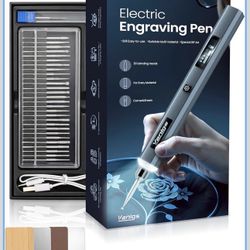 New-Engraving Pen for Metal Wood Glass Plastic, Engraving Tool with LED Light, 31 Bits, Cordless, 5 Speeds, Rechargeable, Engraver Kit Craft Easter Gi