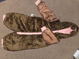 Brown Fuzzy Onesie