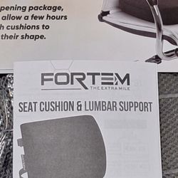 SEAT CUSHION & LUMBAR SUPPORT