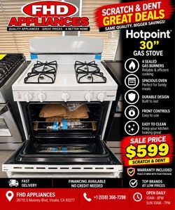 Hotpoint gas stove on sale