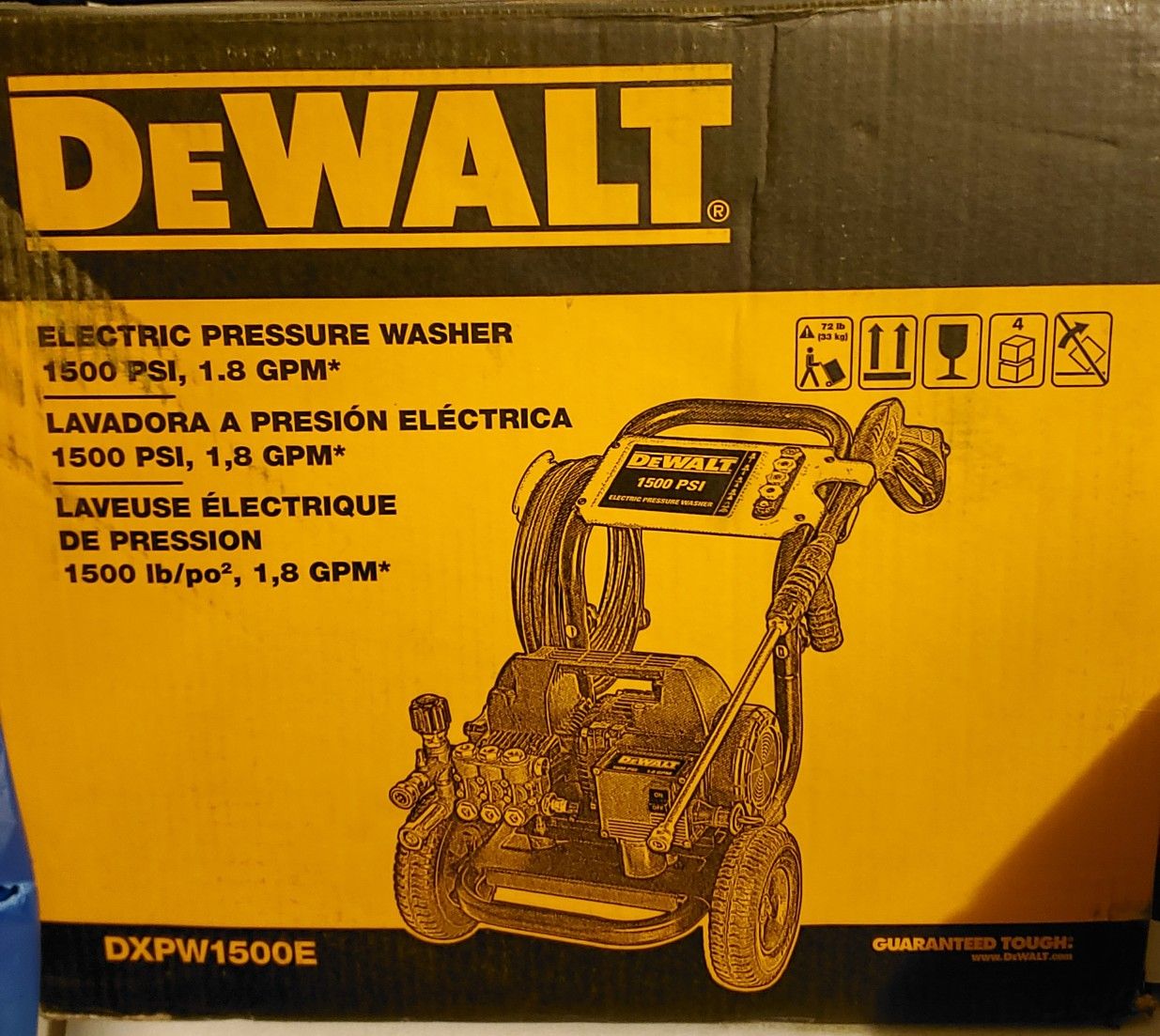 NEW Dewalt 1500 PSI Electric Pressure Washer. for Sale in Indio, CA