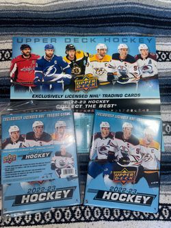 NHL hockey trading cards with binder. Brand new.