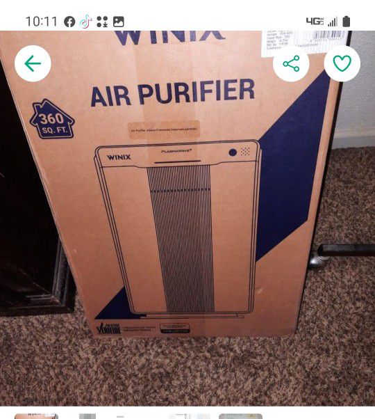 Air Purifier With Refill Filters