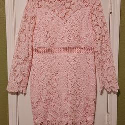 Pink Lace Dress