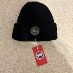Black Canada Goose Beanie 