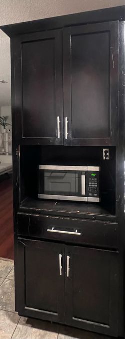 Wood Pantry Custom made cabinet