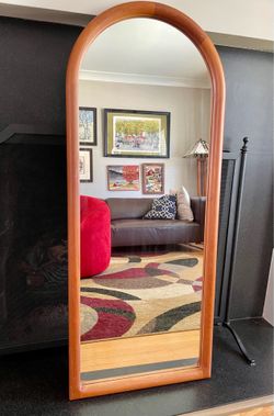 Vintage Mid-Century 1960s Danish Teak Mirror from Vildbjerg Møbelfabrik