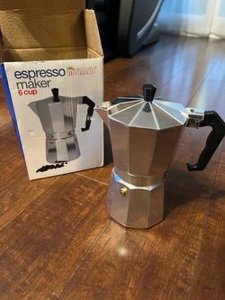 Espresso Moka Coffee Maker 6 Cups
