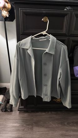 Uniqlo women L blue jacket