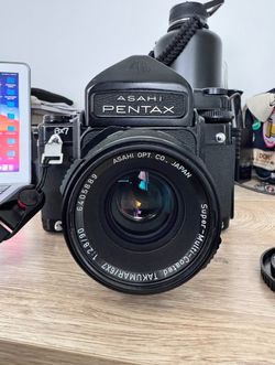 Pentax 6x7 with metered prism
