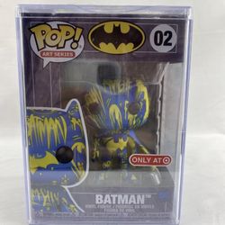 Batman Version 2 - Target Exclusive DC Art Series Blue Yellow Funko Pop! #02