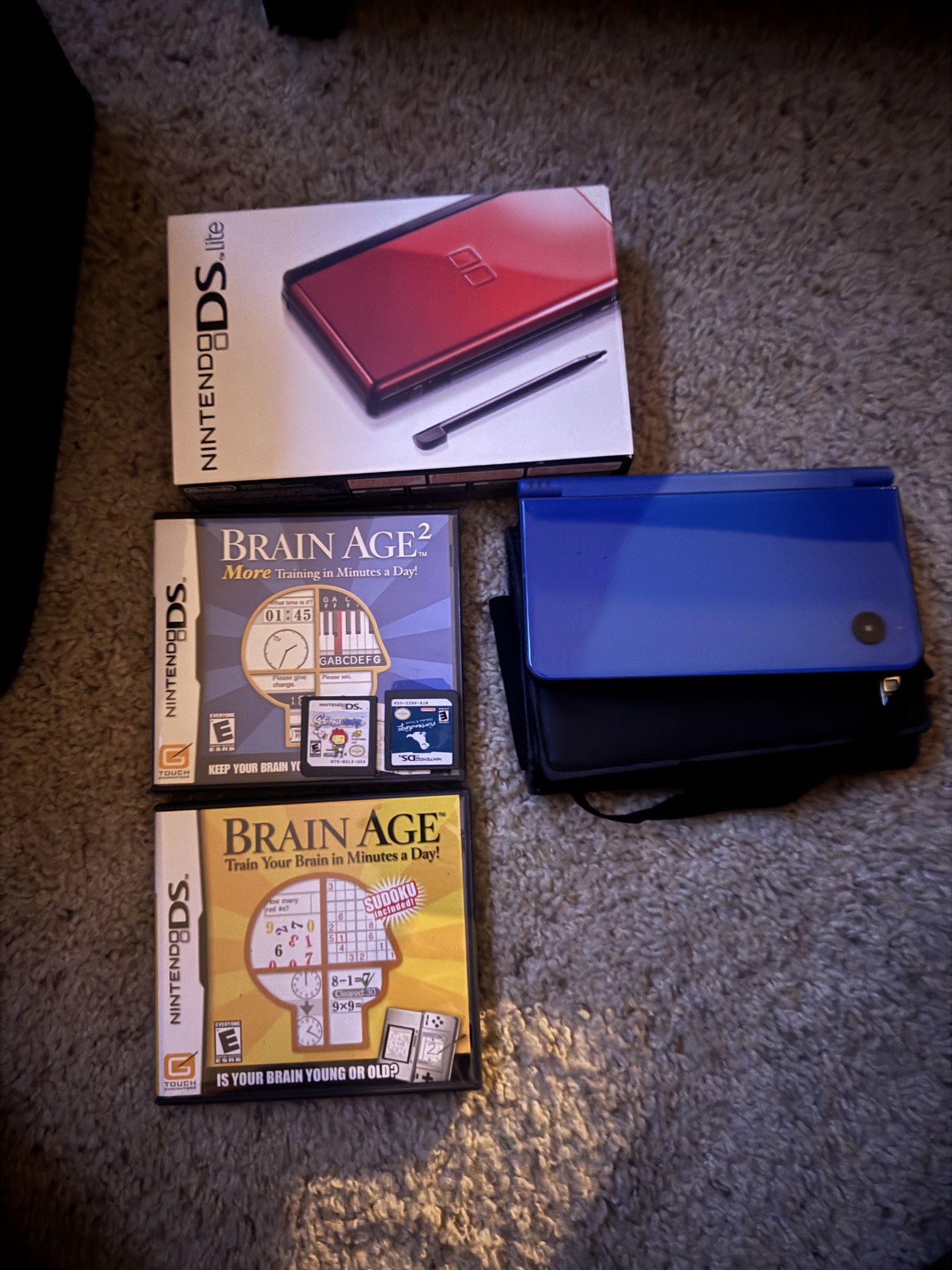 Nintendo Ds And Dsi With 4 Games And 100 Game Card