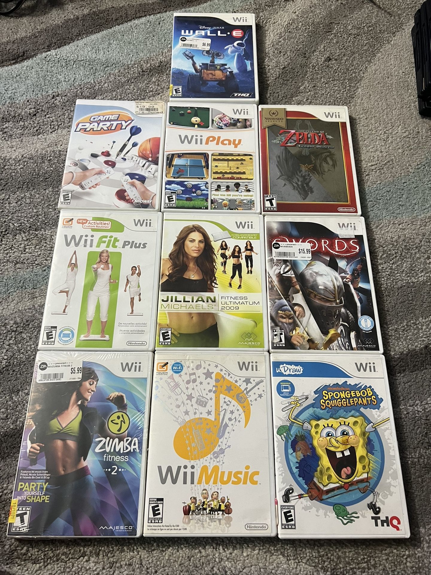 Wii Games For Sale! 